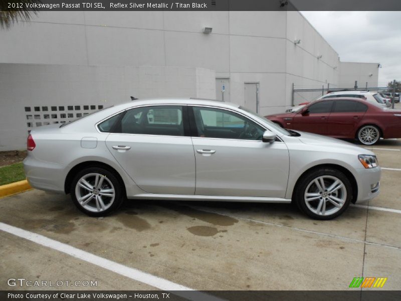 Reflex Silver Metallic / Titan Black 2012 Volkswagen Passat TDI SEL