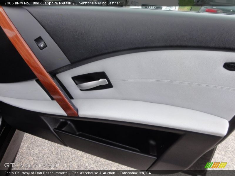 Black Sapphire Metallic / Silverstone Merino Leather 2006 BMW M5