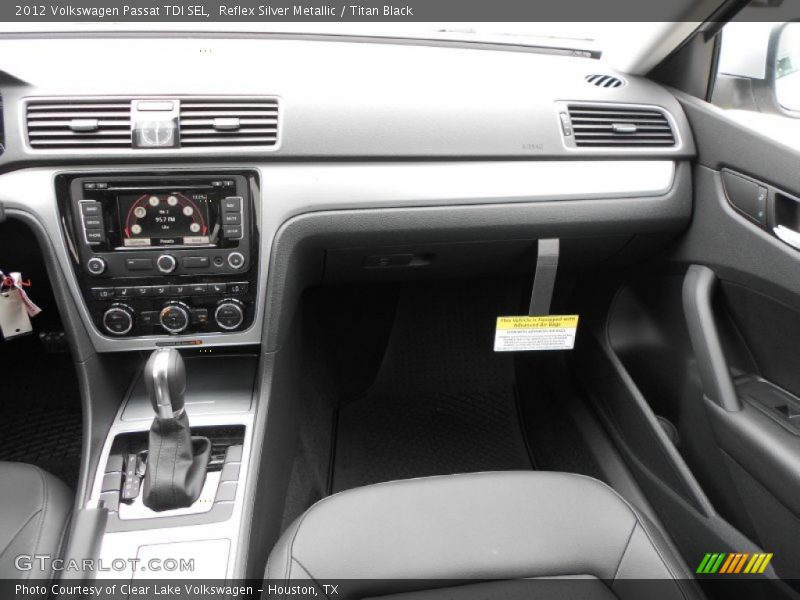 Reflex Silver Metallic / Titan Black 2012 Volkswagen Passat TDI SEL