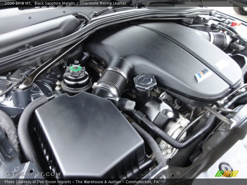Black Sapphire Metallic / Silverstone Merino Leather 2006 BMW M5