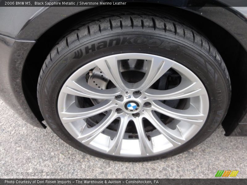 Black Sapphire Metallic / Silverstone Merino Leather 2006 BMW M5
