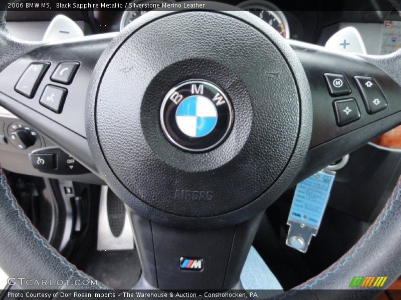 Black Sapphire Metallic / Silverstone Merino Leather 2006 BMW M5