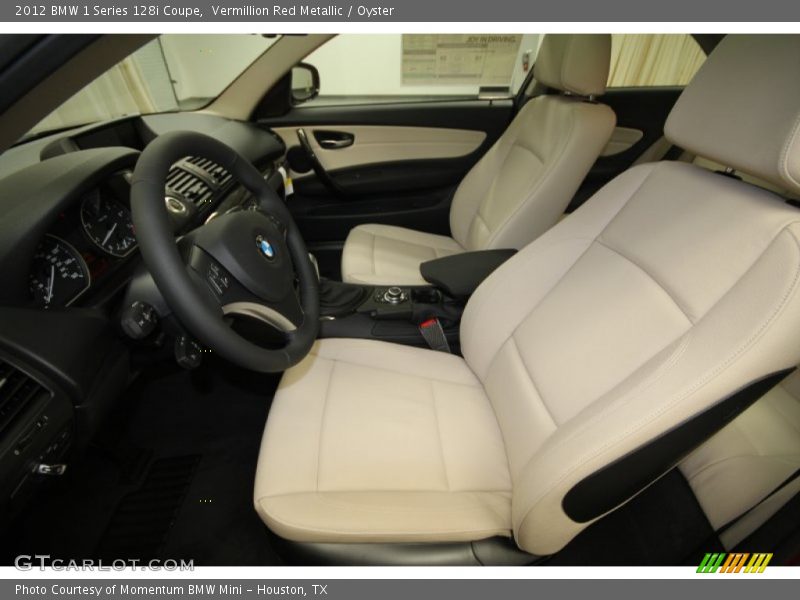  2012 1 Series 128i Coupe Oyster Interior