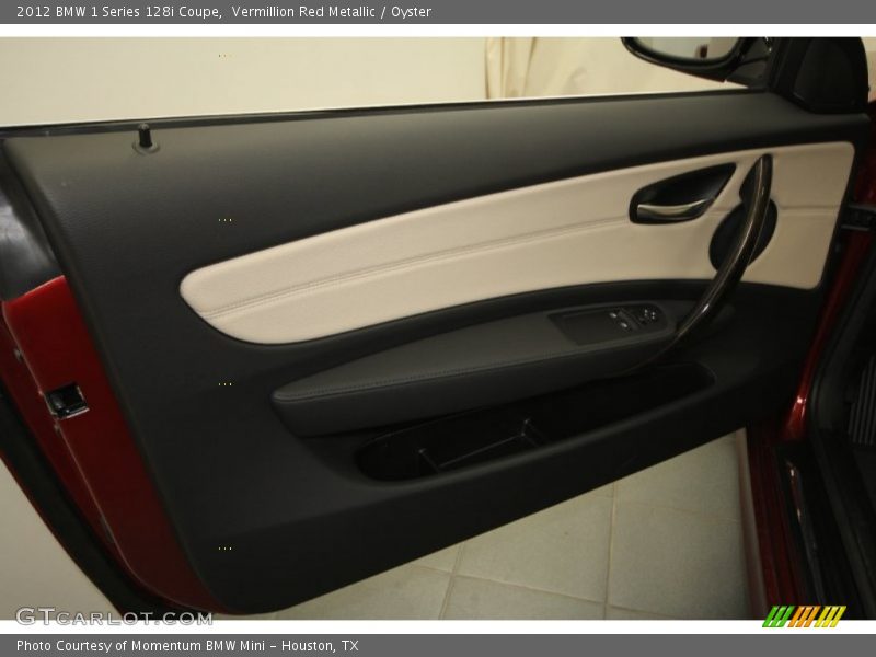 Vermillion Red Metallic / Oyster 2012 BMW 1 Series 128i Coupe