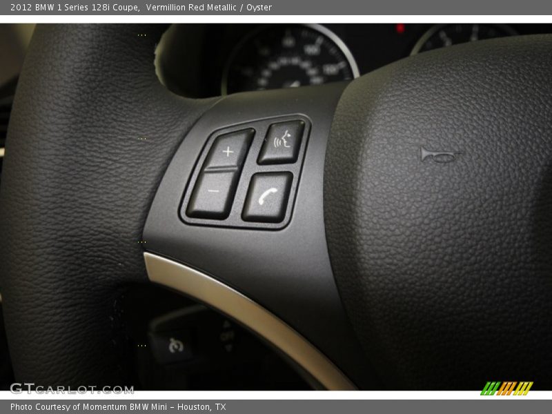 Vermillion Red Metallic / Oyster 2012 BMW 1 Series 128i Coupe