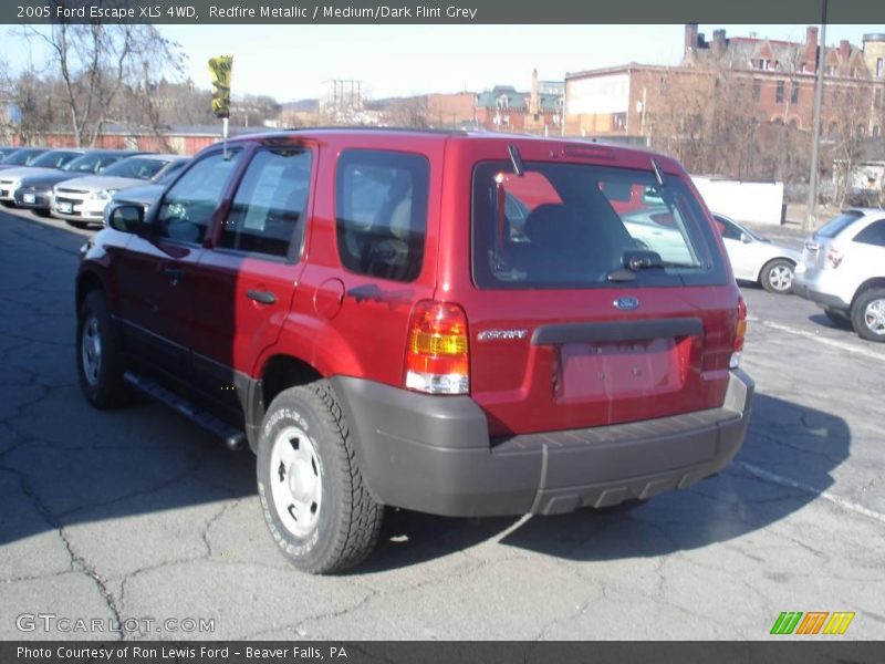 Redfire Metallic / Medium/Dark Flint Grey 2005 Ford Escape XLS 4WD