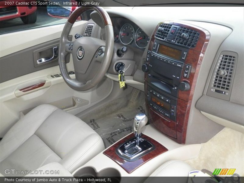 Infrared / Light Gray 2007 Cadillac CTS Sport Sedan