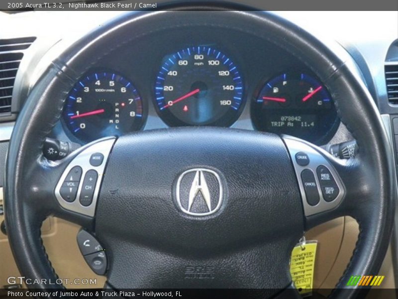 Nighthawk Black Pearl / Camel 2005 Acura TL 3.2