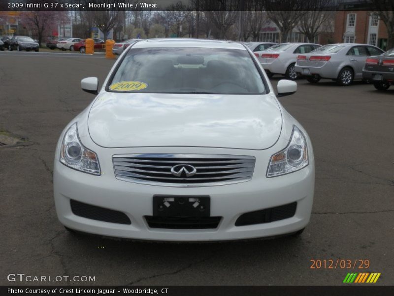 Moonlight White / Wheat 2009 Infiniti G 37 x Sedan