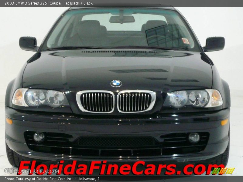 Jet Black / Black 2003 BMW 3 Series 325i Coupe