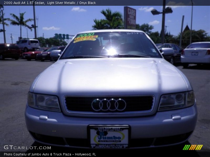 Light Silver Metallic / Onyx Black 2000 Audi A4 1.8T Sedan