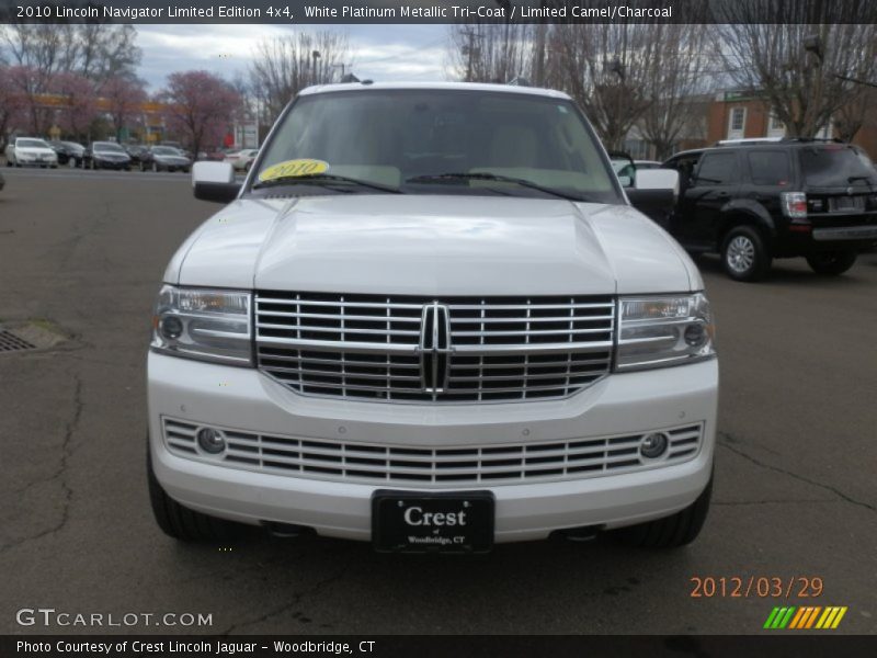White Platinum Metallic Tri-Coat / Limited Camel/Charcoal 2010 Lincoln Navigator Limited Edition 4x4