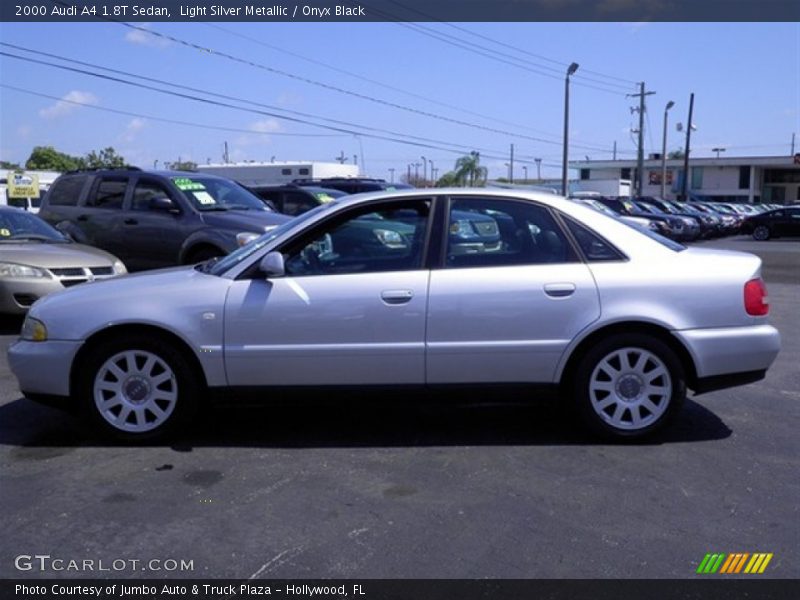 Light Silver Metallic / Onyx Black 2000 Audi A4 1.8T Sedan