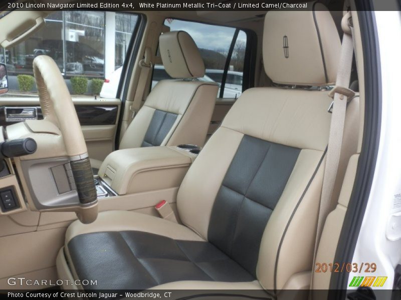 White Platinum Metallic Tri-Coat / Limited Camel/Charcoal 2010 Lincoln Navigator Limited Edition 4x4