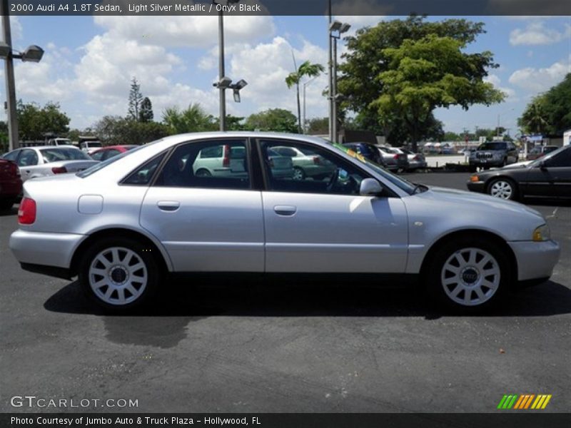 Light Silver Metallic / Onyx Black 2000 Audi A4 1.8T Sedan