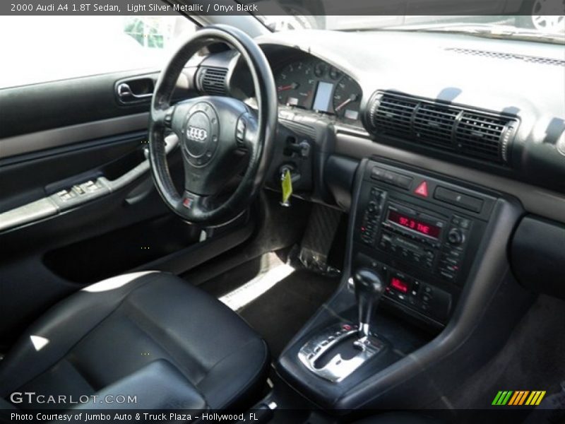 Light Silver Metallic / Onyx Black 2000 Audi A4 1.8T Sedan