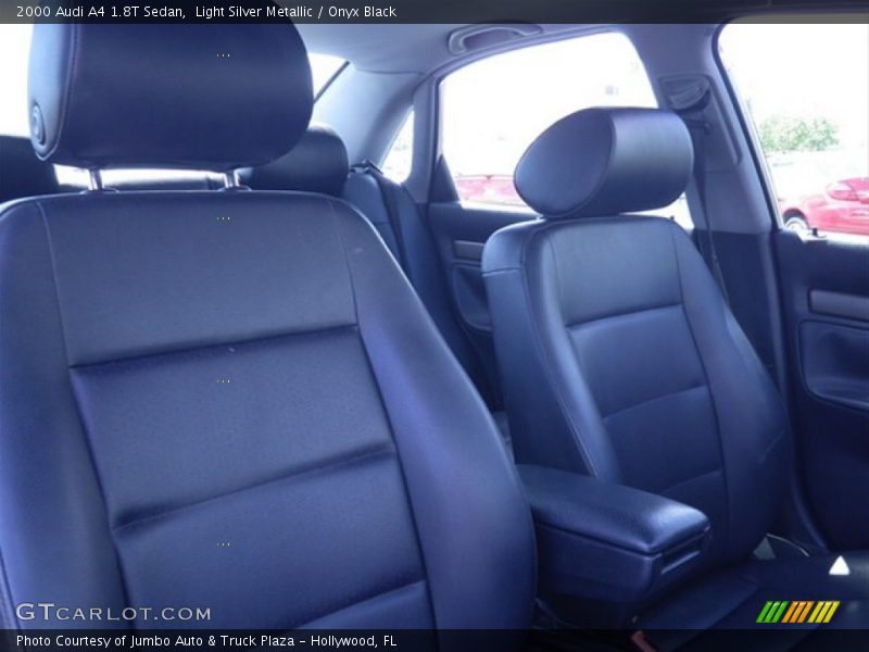 Light Silver Metallic / Onyx Black 2000 Audi A4 1.8T Sedan