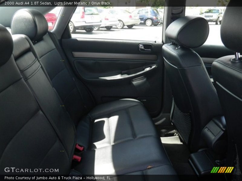 Light Silver Metallic / Onyx Black 2000 Audi A4 1.8T Sedan