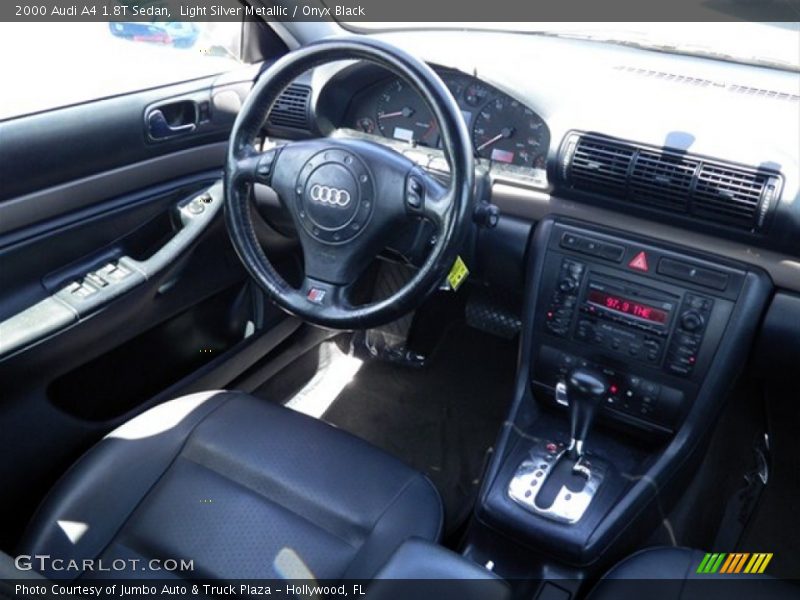 Light Silver Metallic / Onyx Black 2000 Audi A4 1.8T Sedan