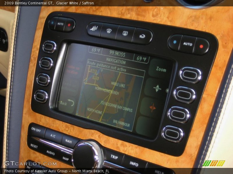 Controls of 2009 Continental GT 