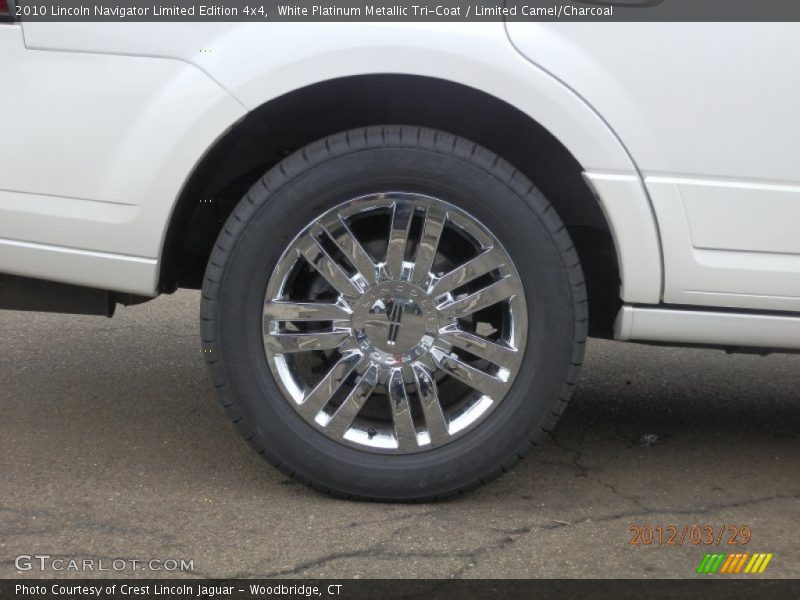 White Platinum Metallic Tri-Coat / Limited Camel/Charcoal 2010 Lincoln Navigator Limited Edition 4x4