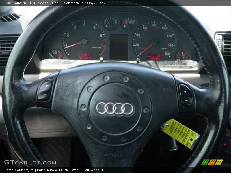 Light Silver Metallic / Onyx Black 2000 Audi A4 1.8T Sedan