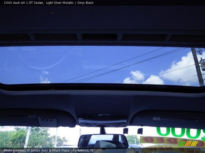 Light Silver Metallic / Onyx Black 2000 Audi A4 1.8T Sedan