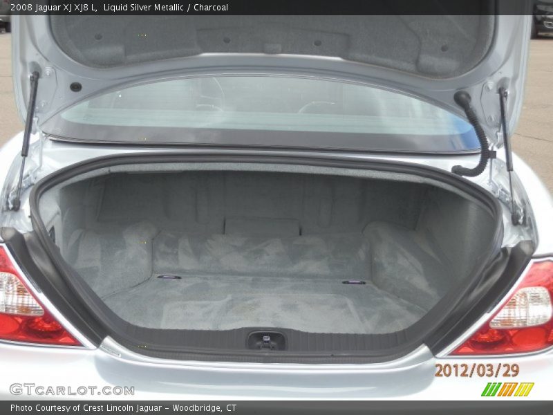 Liquid Silver Metallic / Charcoal 2008 Jaguar XJ XJ8 L