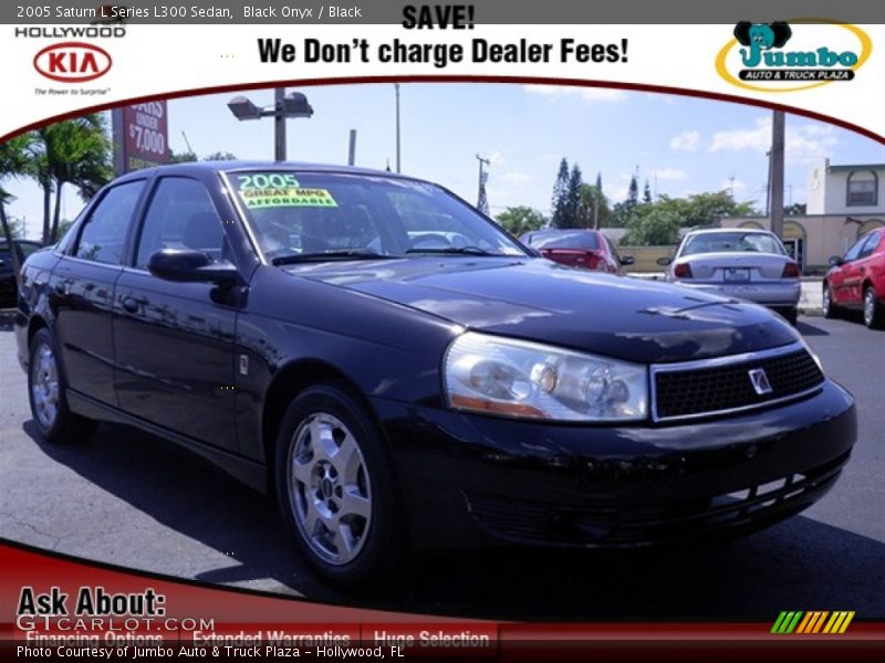 Black Onyx / Black 2005 Saturn L Series L300 Sedan