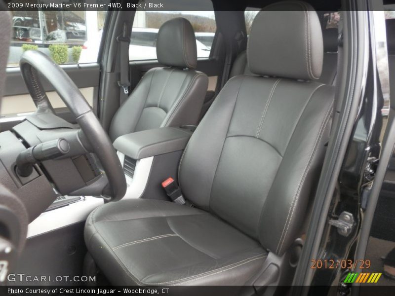 Black / Black 2009 Mercury Mariner V6 Premier 4WD