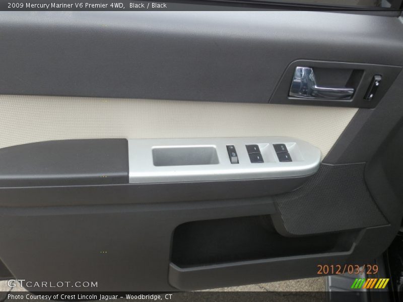 Black / Black 2009 Mercury Mariner V6 Premier 4WD