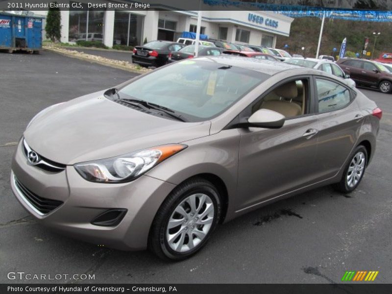 Desert Bronze / Beige 2011 Hyundai Elantra GLS