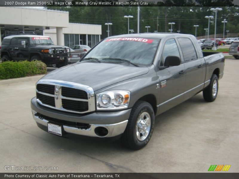 Mineral Gray Metallic / Medium Slate Gray 2007 Dodge Ram 2500 SLT Mega Cab