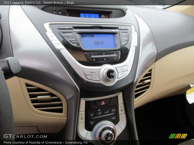 Desert Bronze / Beige 2011 Hyundai Elantra GLS