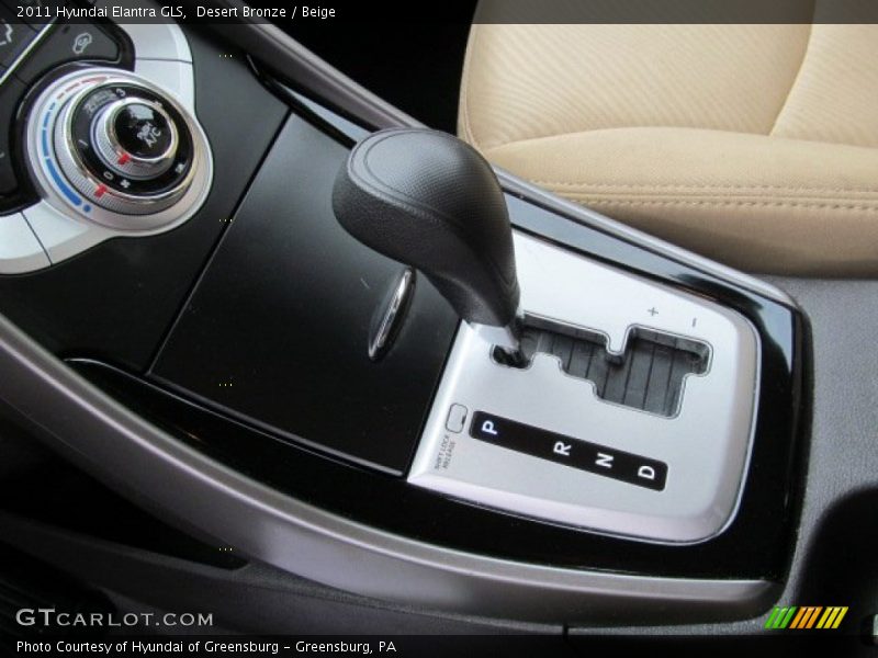 Desert Bronze / Beige 2011 Hyundai Elantra GLS