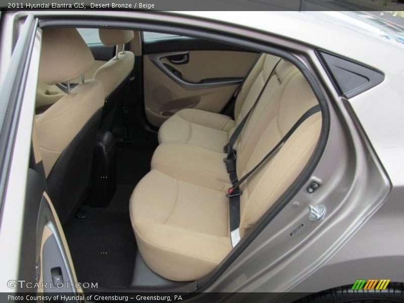 Desert Bronze / Beige 2011 Hyundai Elantra GLS