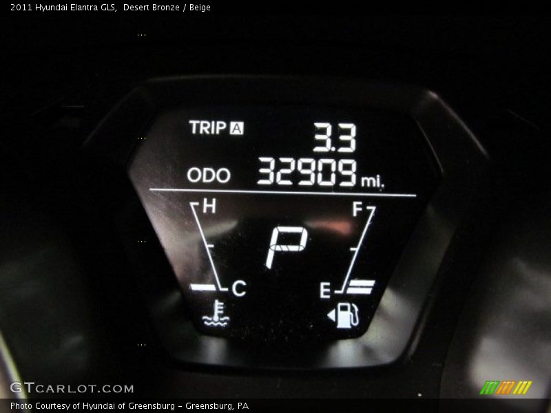 Desert Bronze / Beige 2011 Hyundai Elantra GLS