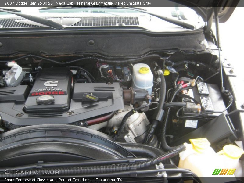Mineral Gray Metallic / Medium Slate Gray 2007 Dodge Ram 2500 SLT Mega Cab