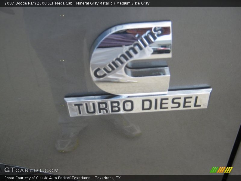 Mineral Gray Metallic / Medium Slate Gray 2007 Dodge Ram 2500 SLT Mega Cab