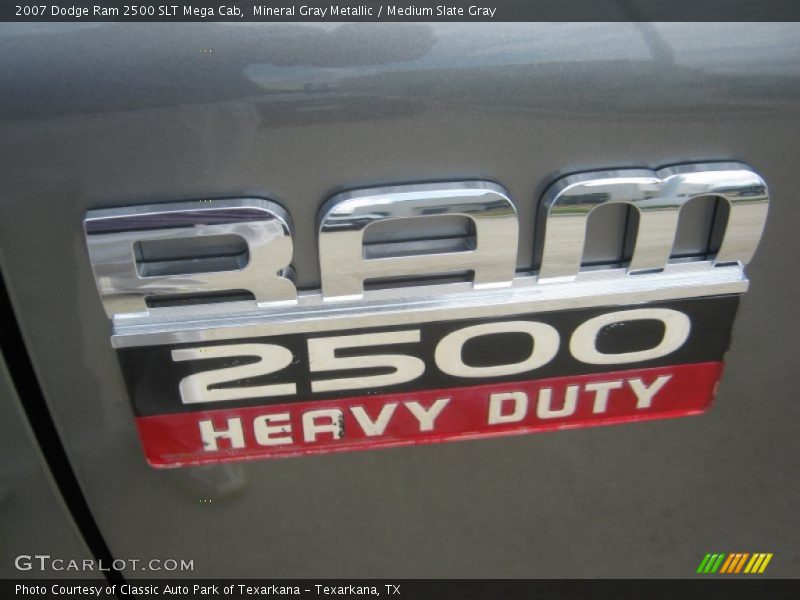 Mineral Gray Metallic / Medium Slate Gray 2007 Dodge Ram 2500 SLT Mega Cab