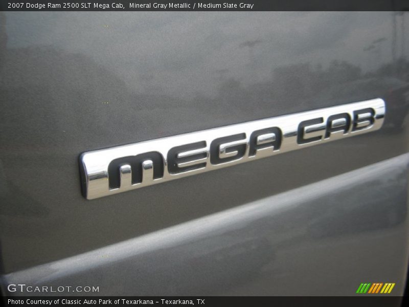 Mineral Gray Metallic / Medium Slate Gray 2007 Dodge Ram 2500 SLT Mega Cab