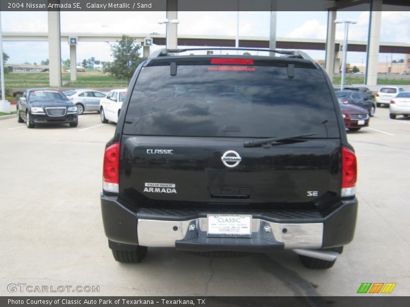 Galaxy Metallic / Sand 2004 Nissan Armada SE