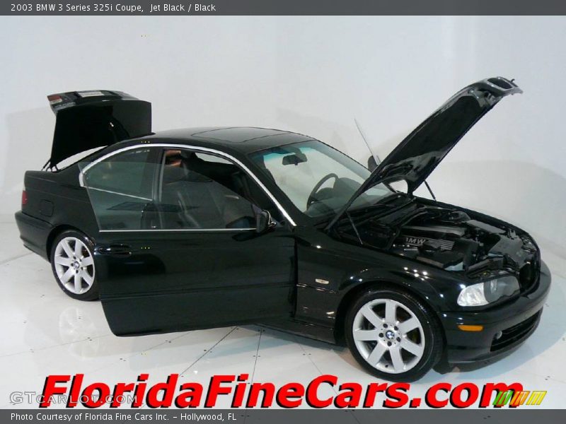 Jet Black / Black 2003 BMW 3 Series 325i Coupe