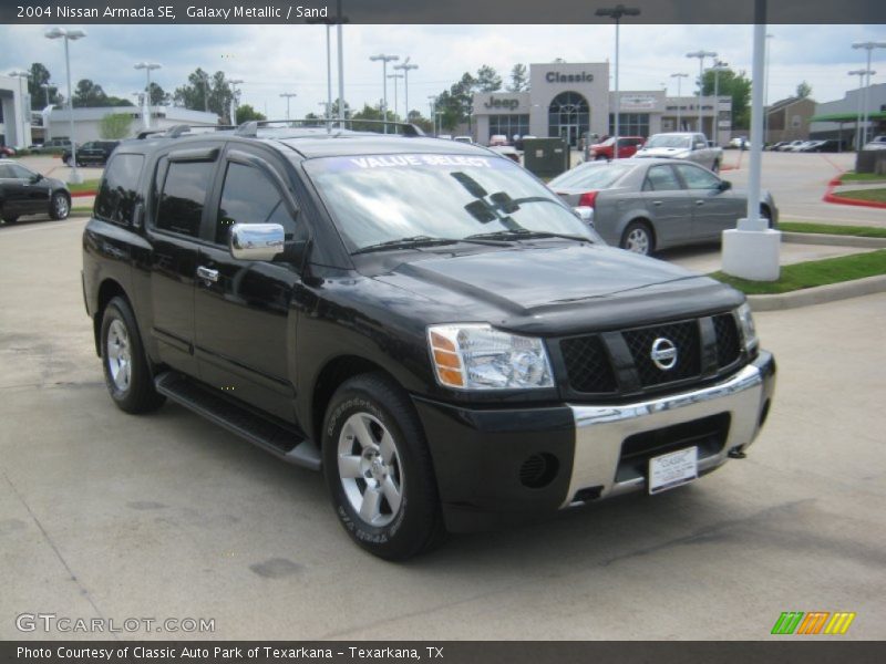 Galaxy Metallic / Sand 2004 Nissan Armada SE