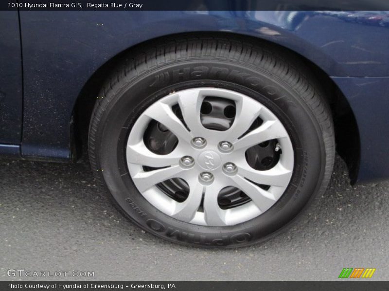Regatta Blue / Gray 2010 Hyundai Elantra GLS
