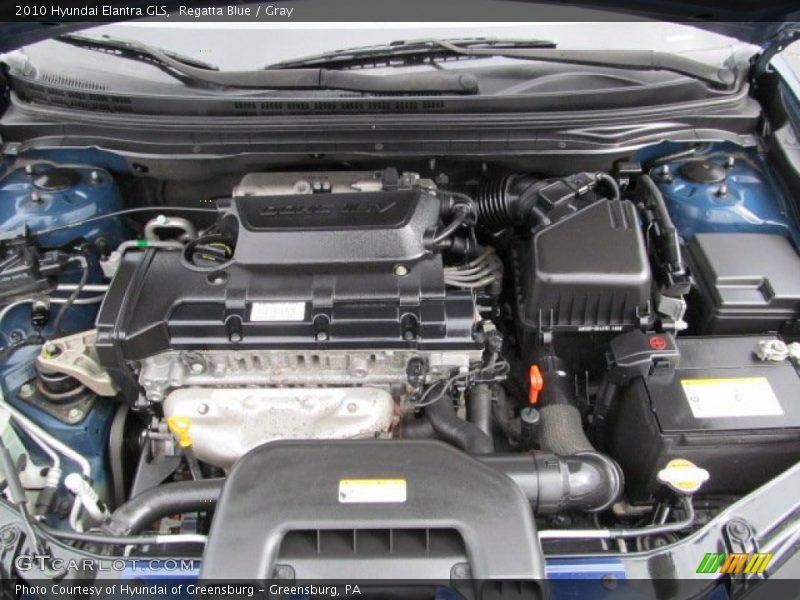 Regatta Blue / Gray 2010 Hyundai Elantra GLS