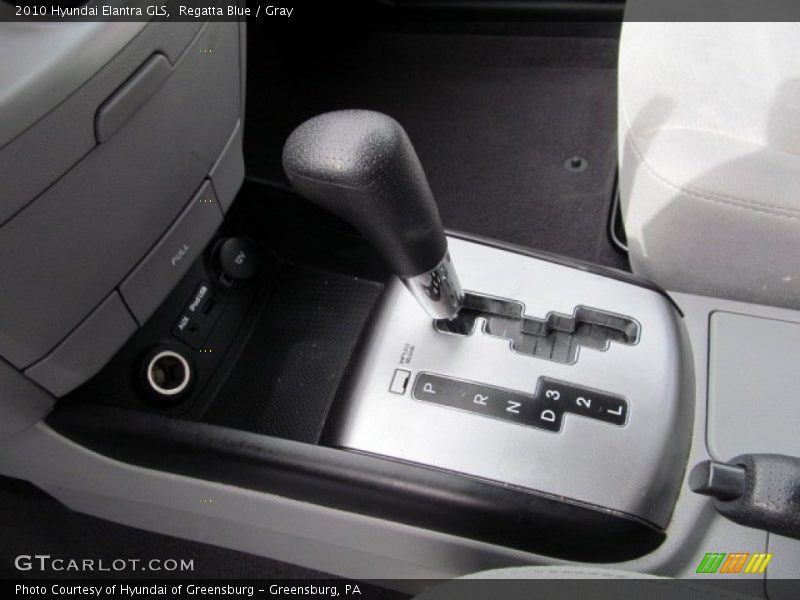 Regatta Blue / Gray 2010 Hyundai Elantra GLS