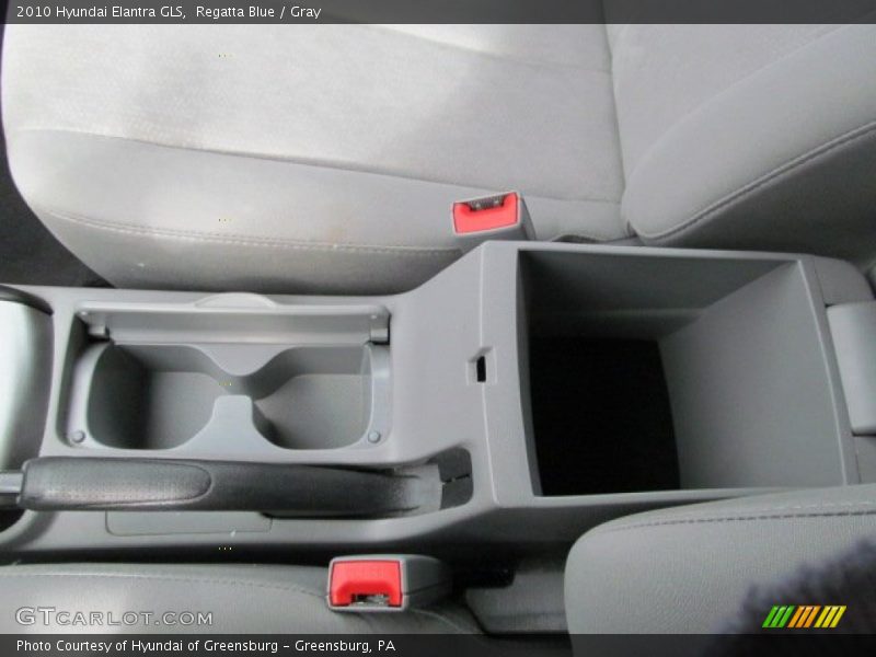 Regatta Blue / Gray 2010 Hyundai Elantra GLS