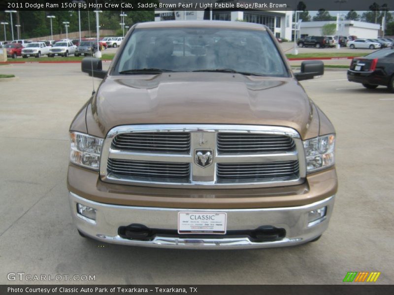 Saddle Brown Pearl / Light Pebble Beige/Bark Brown 2011 Dodge Ram 1500 Big Horn Crew Cab