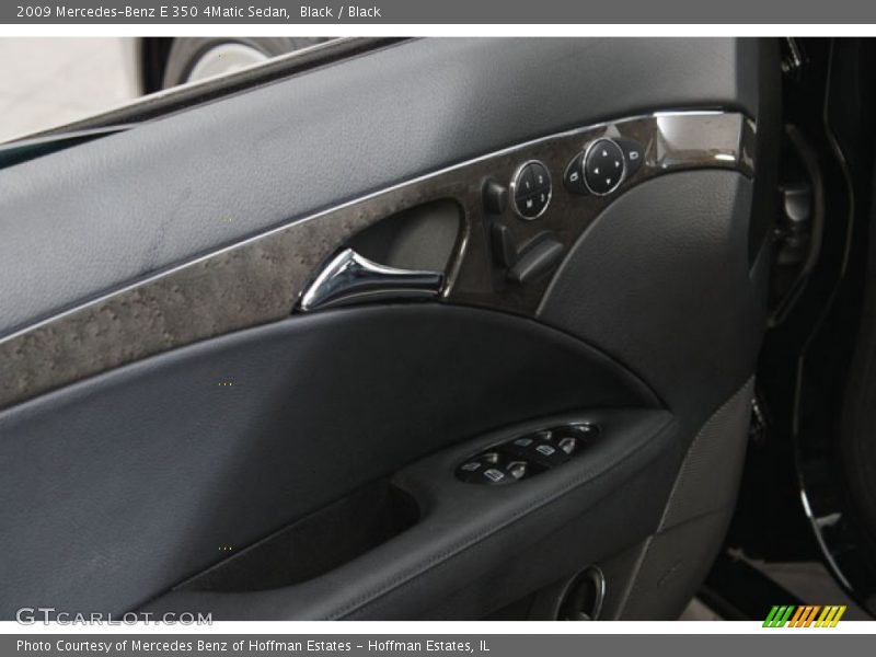 Black / Black 2009 Mercedes-Benz E 350 4Matic Sedan
